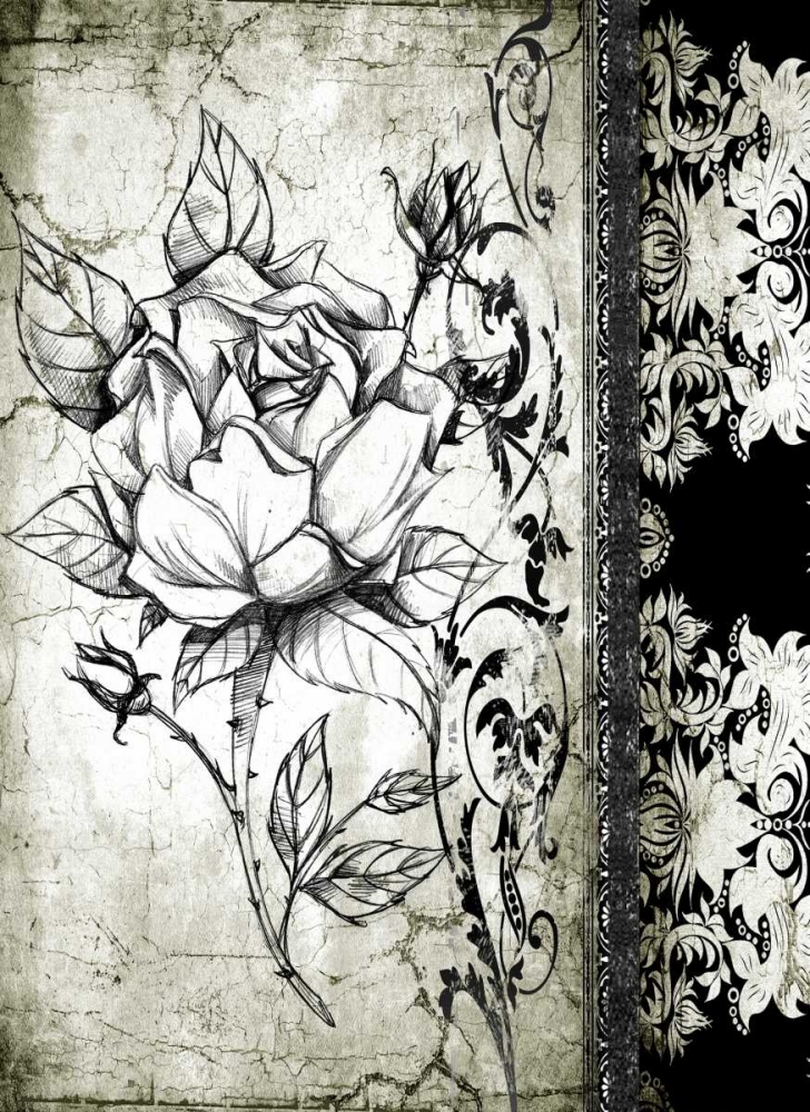 Rose Vintage I A art print by Susan P. Willow for $57.95 CAD
