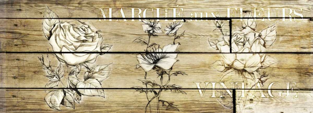 Wood Vintage art print by Susan P. Willow for $57.95 CAD