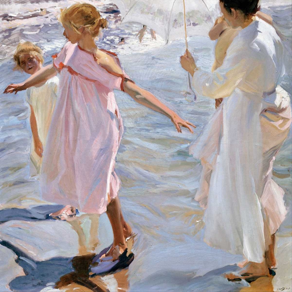 Time for a Bathe, Valencia art print by Joaquin Sorolla y Bastida for $57.95 CAD