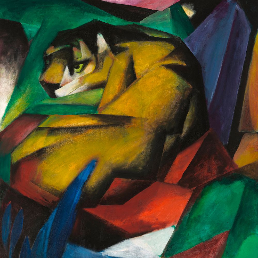 The Tiger art print by Franz Marc for $57.95 CAD