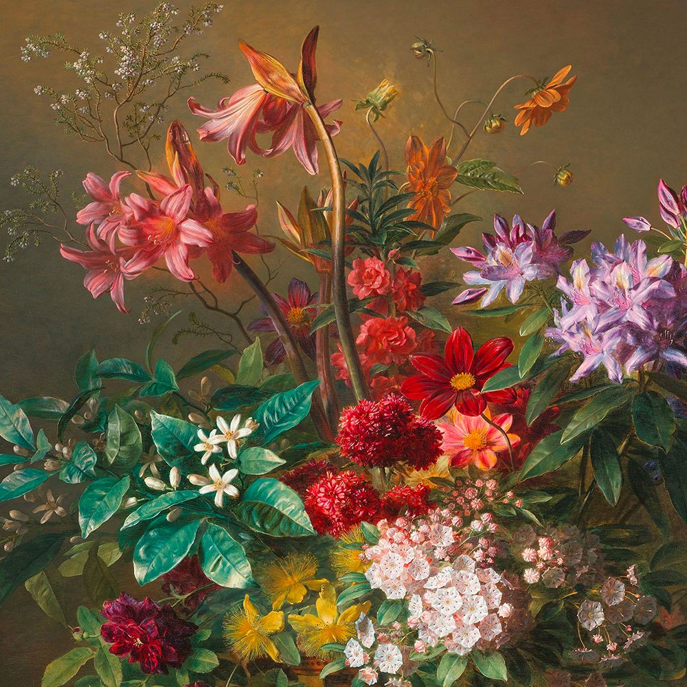 Allegory of Spring (detail) art print by Johannes Georgius Jacobus van Os for $57.95 CAD