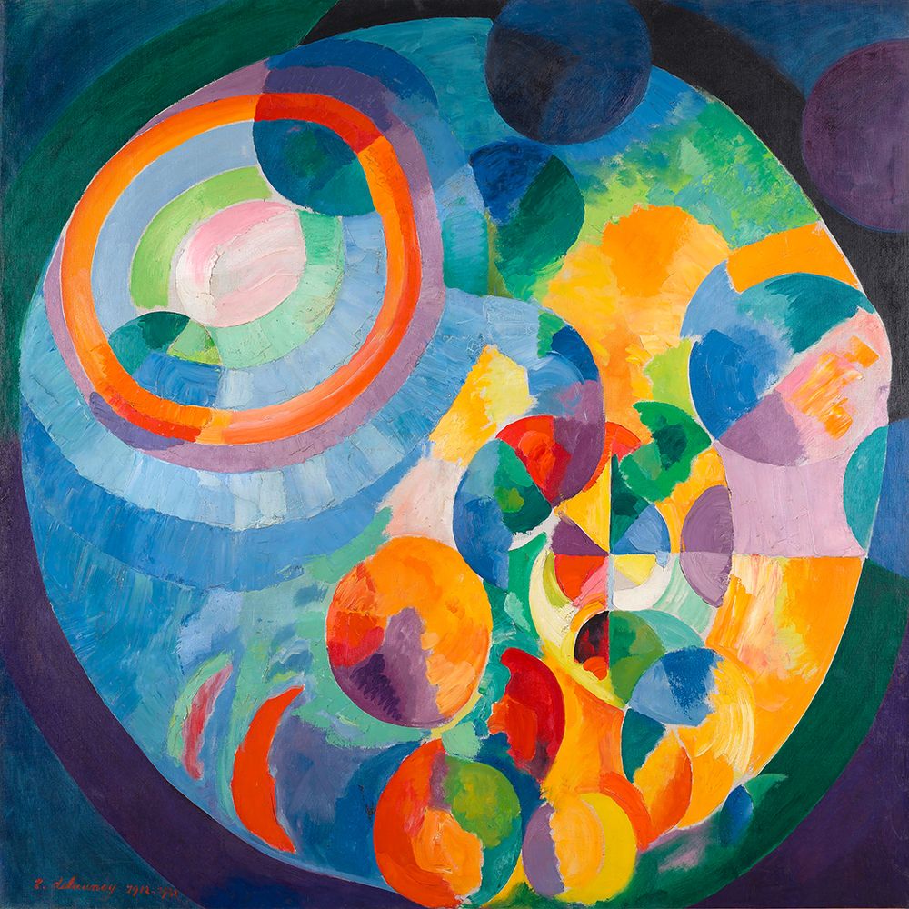 Circular Forms. Sun, Moon, 1913-1931 art print by Robert Delaunay for $57.95 CAD