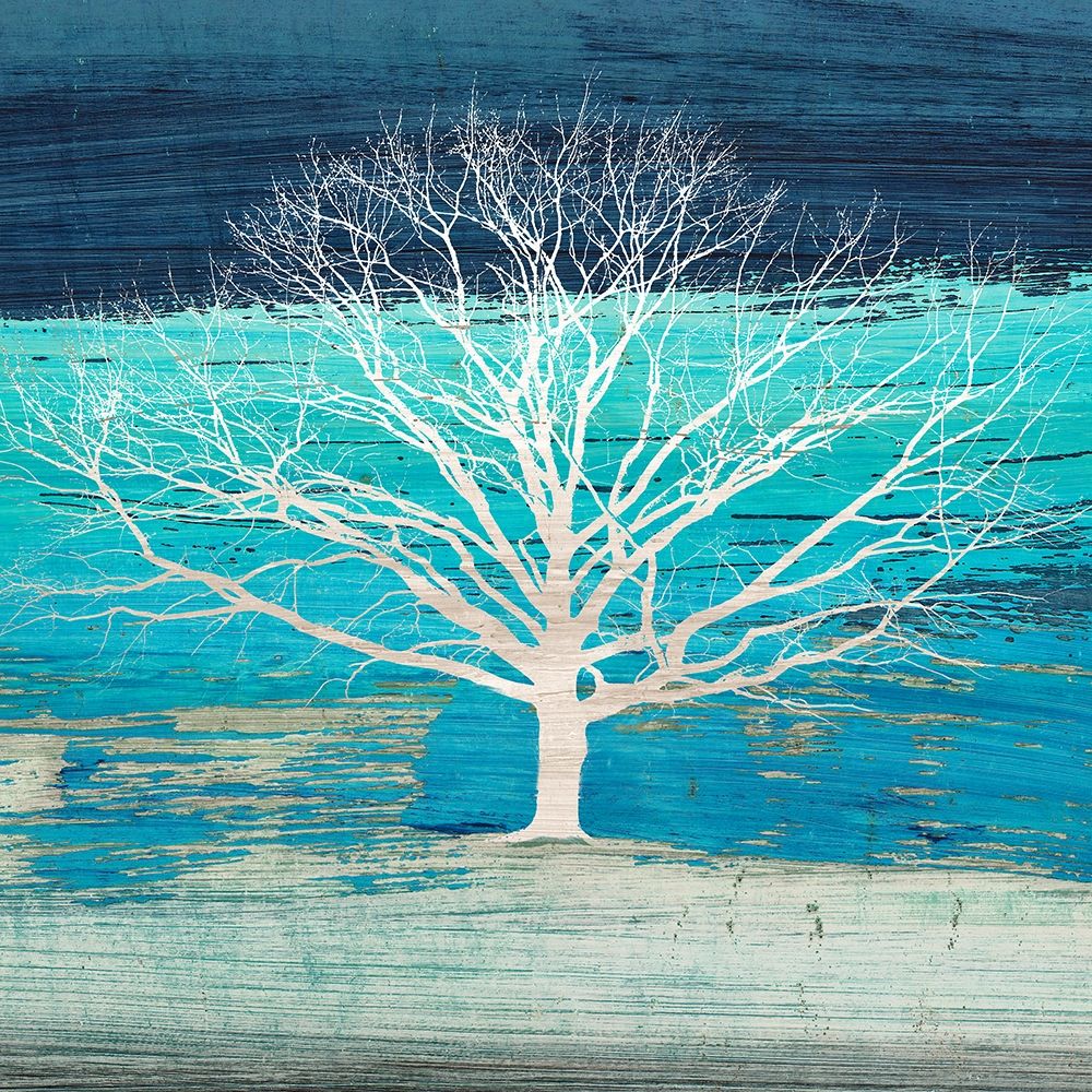 Treescape 3 (Azure, detail) art print by Alessio Aprile for $57.95 CAD