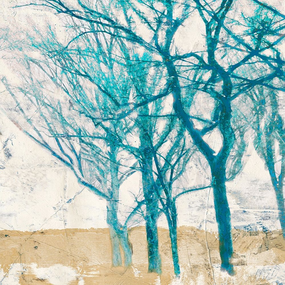 Turquoise Trees II art print by Alessio Aprile for $57.95 CAD