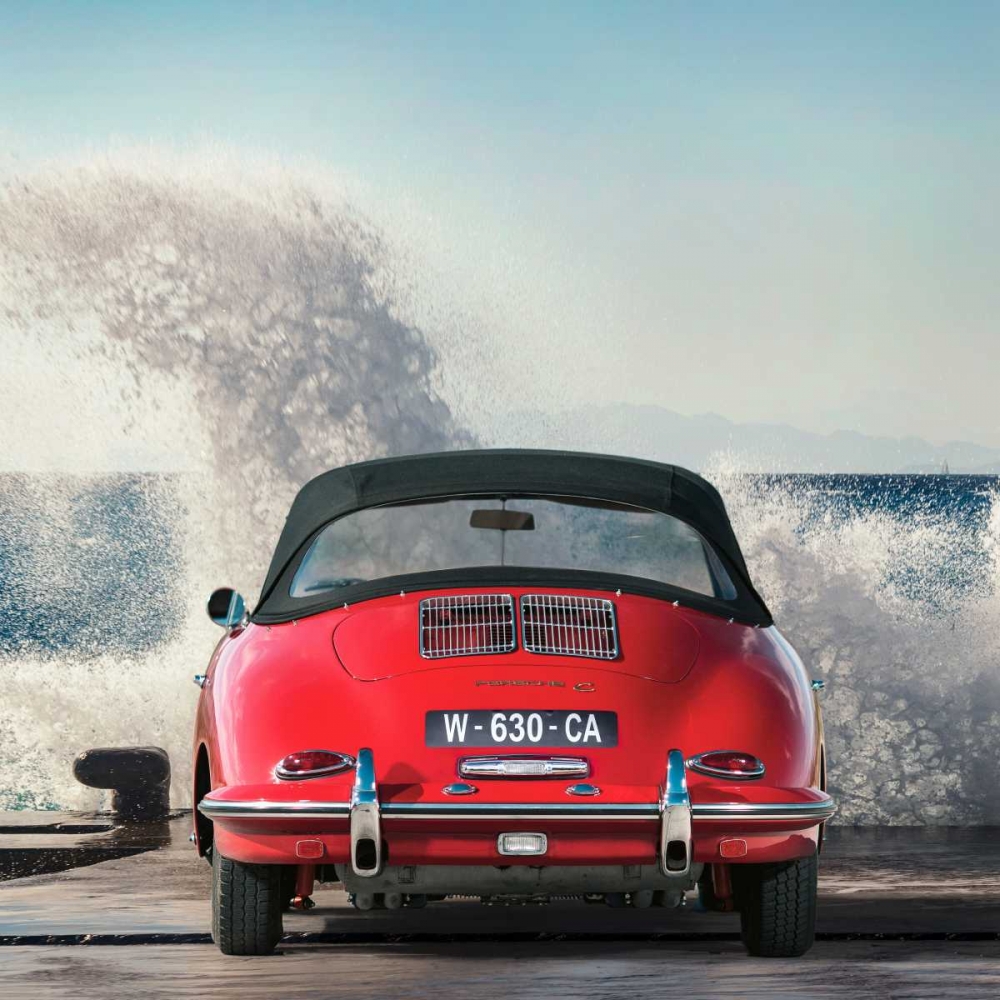 Ocean Waves breaking on Vintage Beauties (detail 1) art print by Gasoline Images for $57.95 CAD
