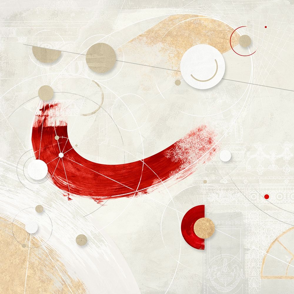 Galassia no 3 - Rosso art print by Arturo Armenti for $57.95 CAD