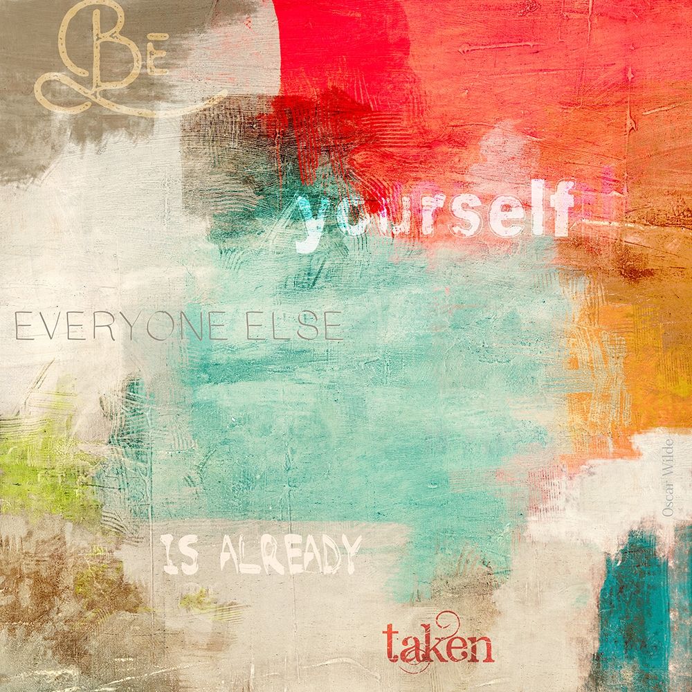 Be Yourself art print by Anne Munson for $57.95 CAD