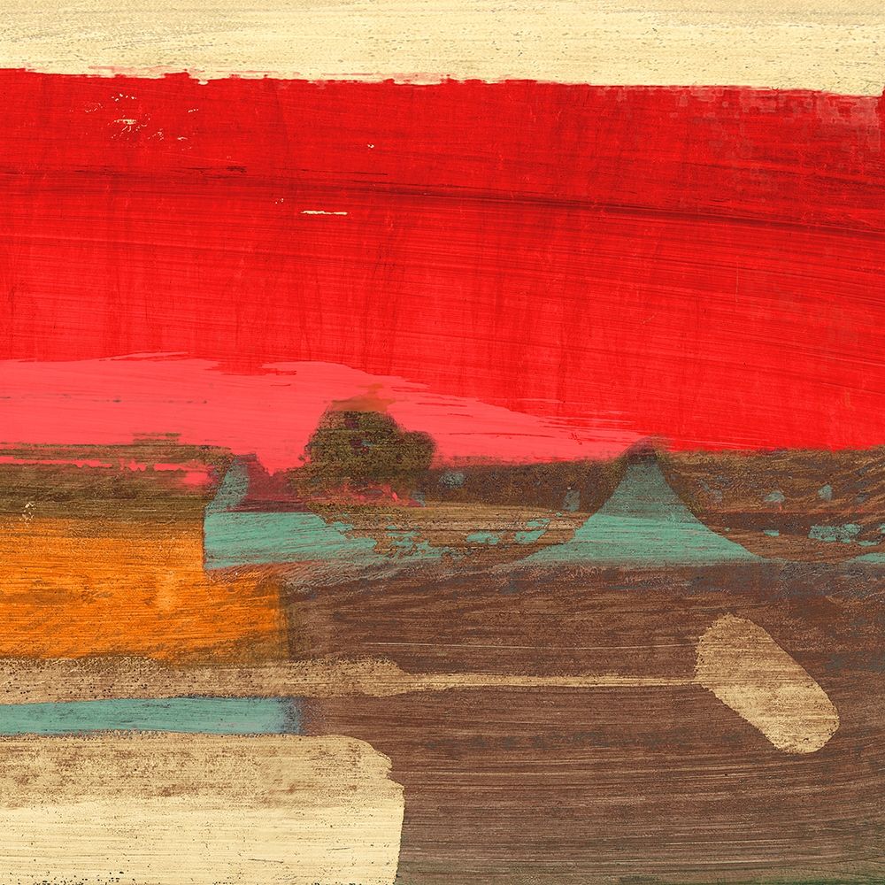 Moon Rising from the Crimson Sky II art print by Leonardo Bacci for $57.95 CAD