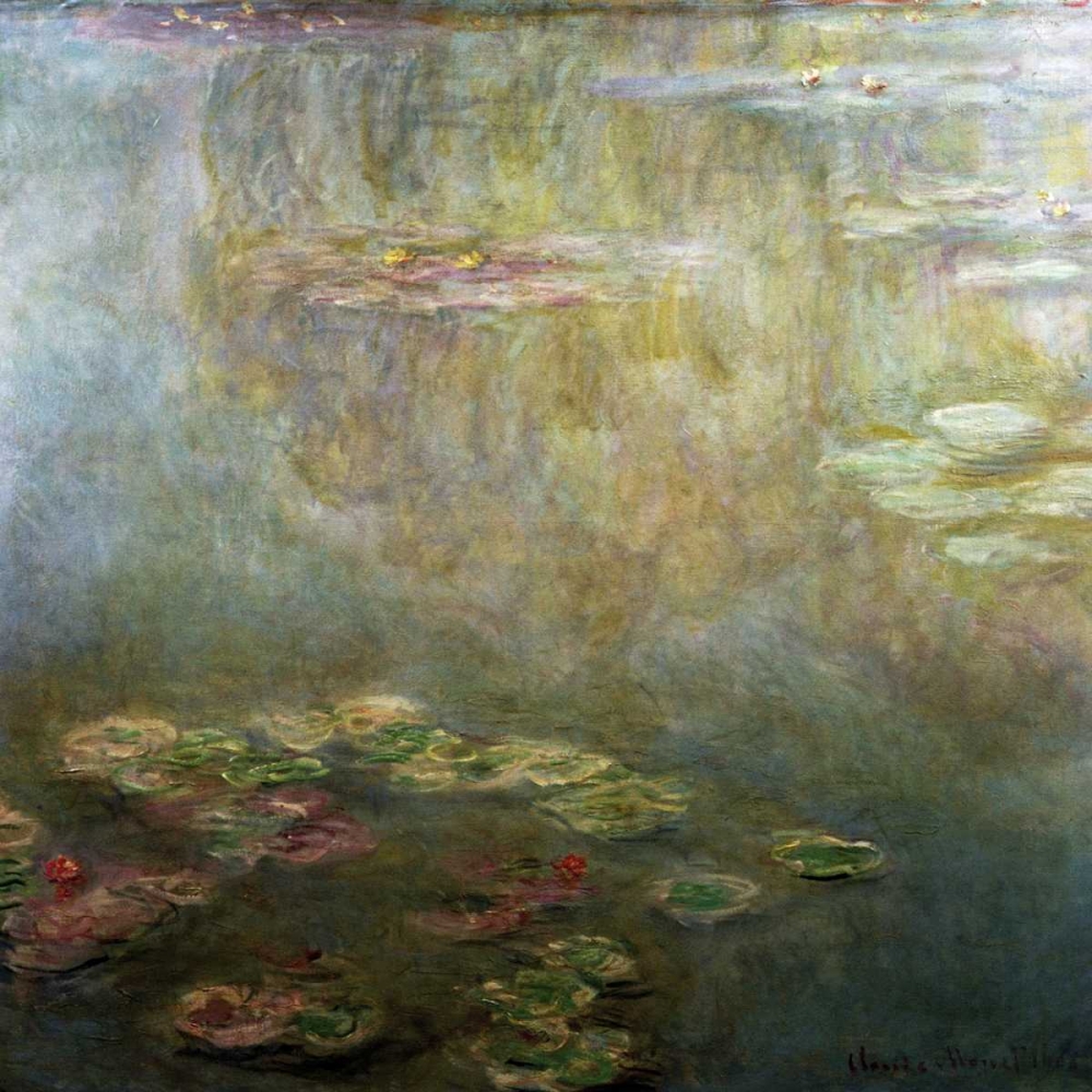 Water Lilies art print by Claude Monet for $57.95 CAD
