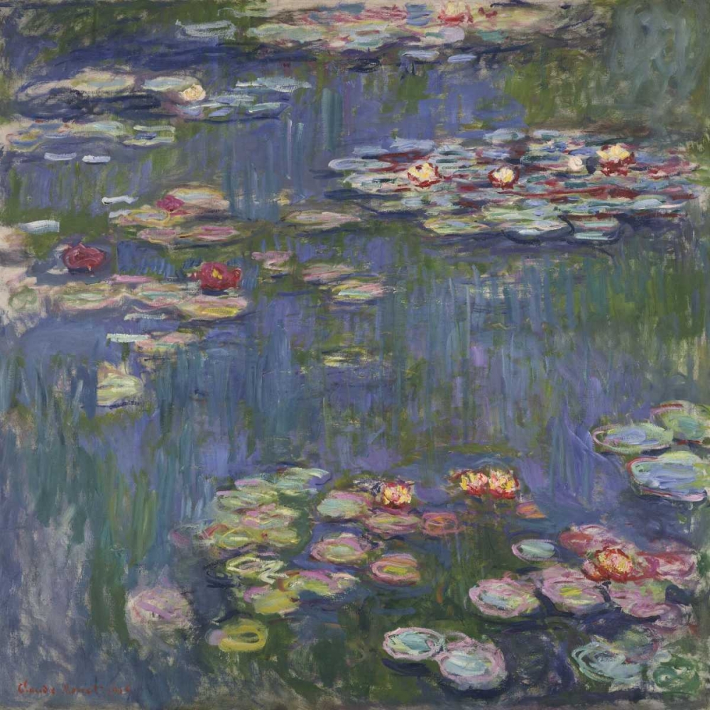 Water Lilies art print by Claude Monet for $57.95 CAD