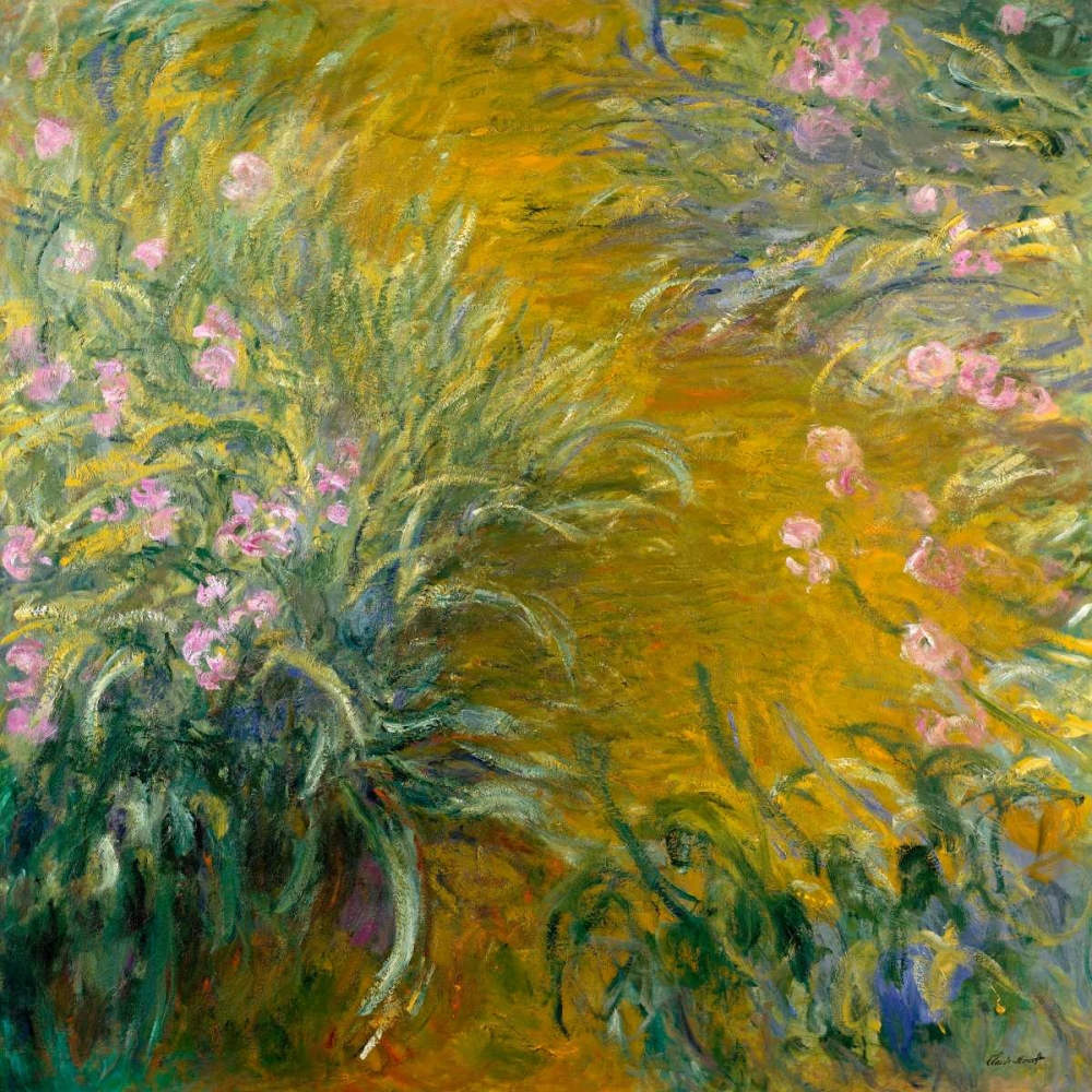 The Path through the Irises art print by Claude Monet for $57.95 CAD