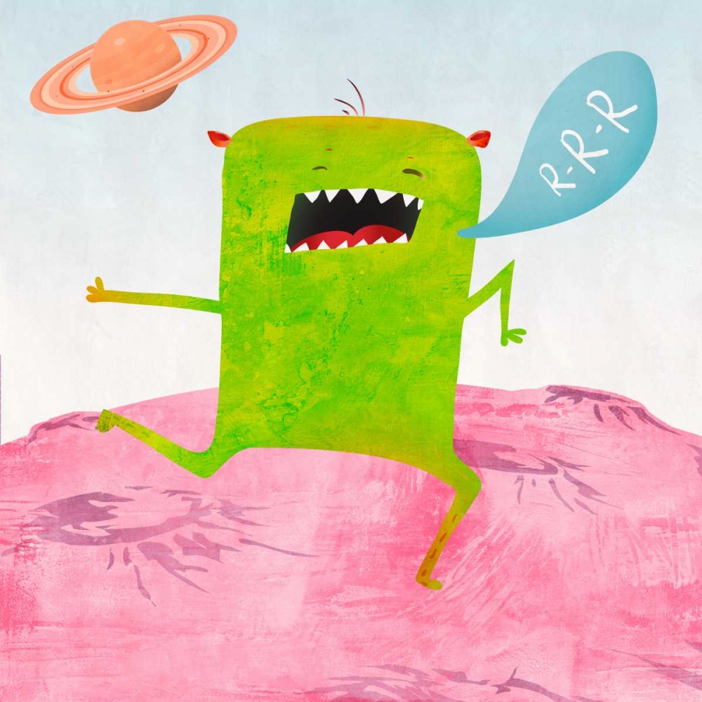 Alien Friend #1 art print by Skip Teller for $57.95 CAD
