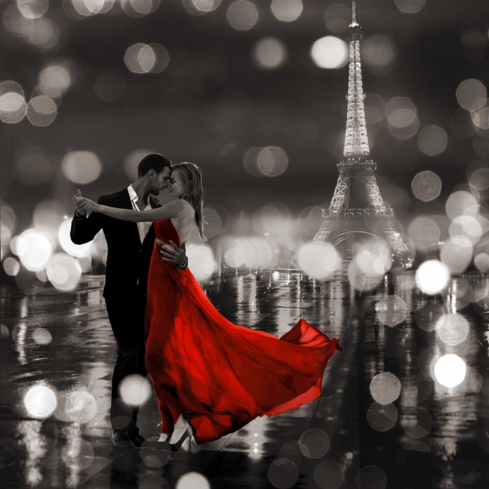 Midnight in Paris (BW) art print by Dianne Loumer for $57.95 CAD