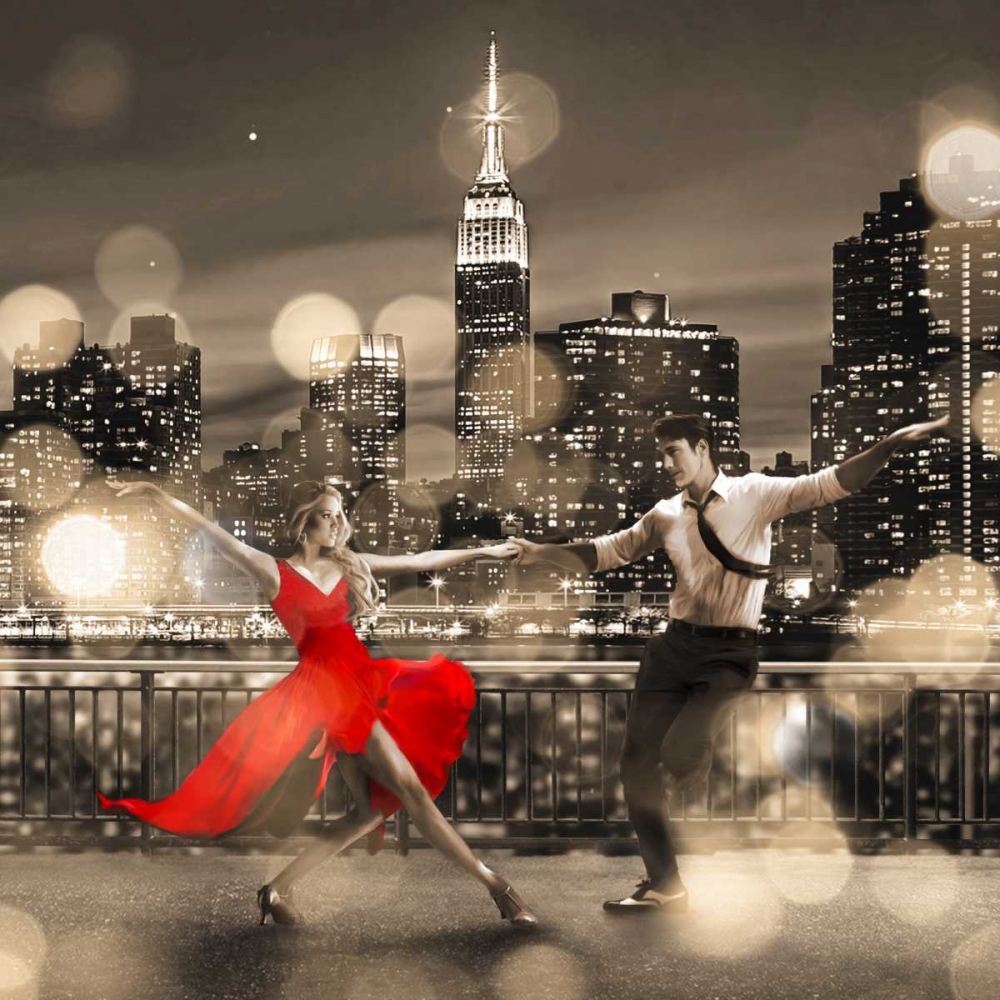 Dancin in the Moonlight (BW, detail) art print by Dianne Loumer for $57.95 CAD