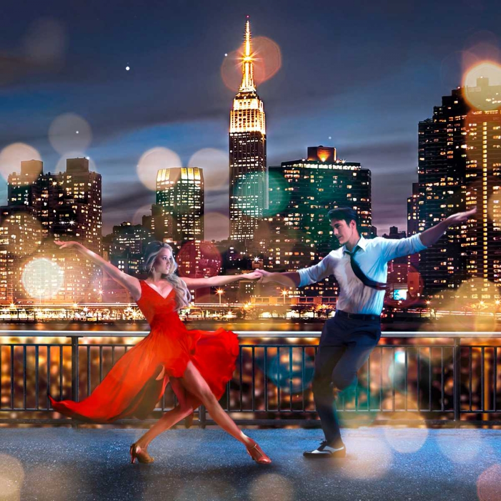 Dancin in the Moonlight (detail) art print by Dianne Loumer for $57.95 CAD