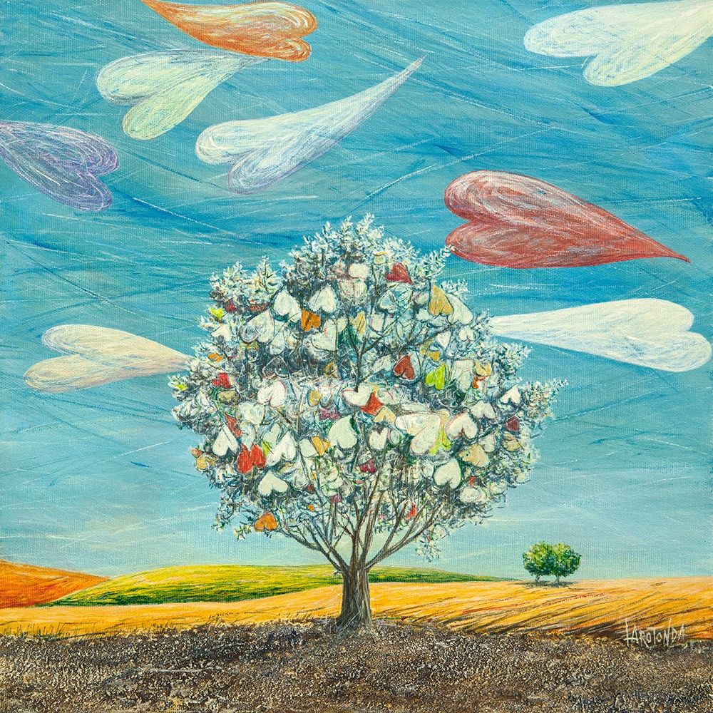 Cuori in volo art print by Donato Larotonda for $57.95 CAD