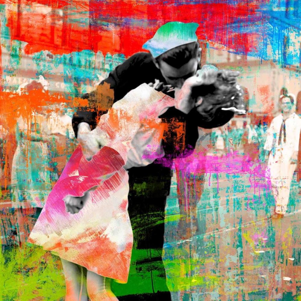 Kissing the War Goodbye 2.0- detail art print by Eric Chestier for $57.95 CAD
