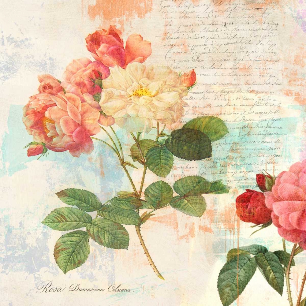 Redoutes Roses 2.0 - I art print by Eric Chestier for $57.95 CAD