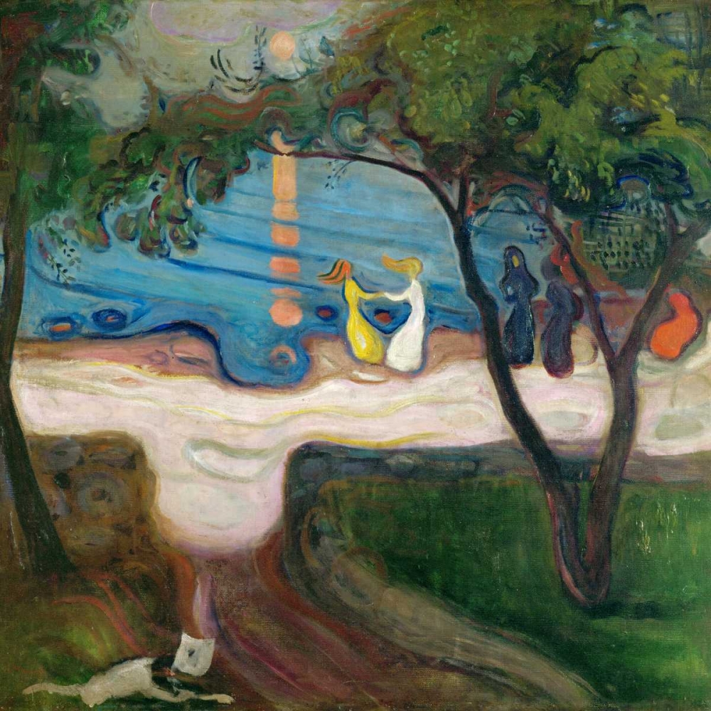 Dance on the Beach art print by Edvard Munch for $57.95 CAD