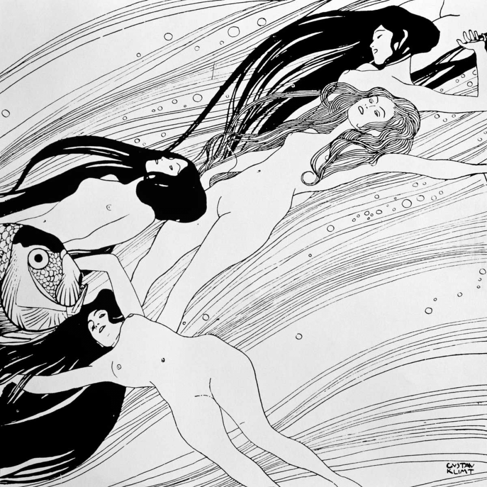 Untitled art print by Gustav Klimt for $57.95 CAD