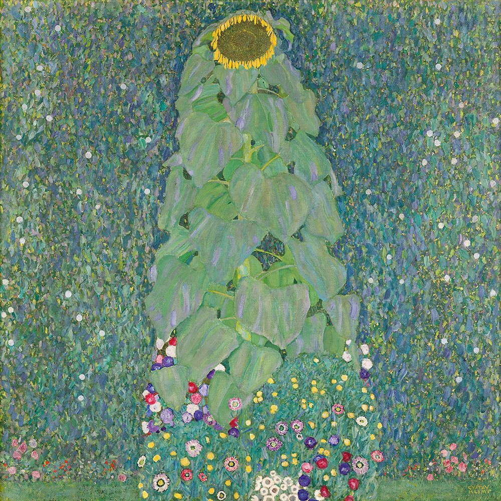 Sunflower art print by Gustav Klimt for $57.95 CAD