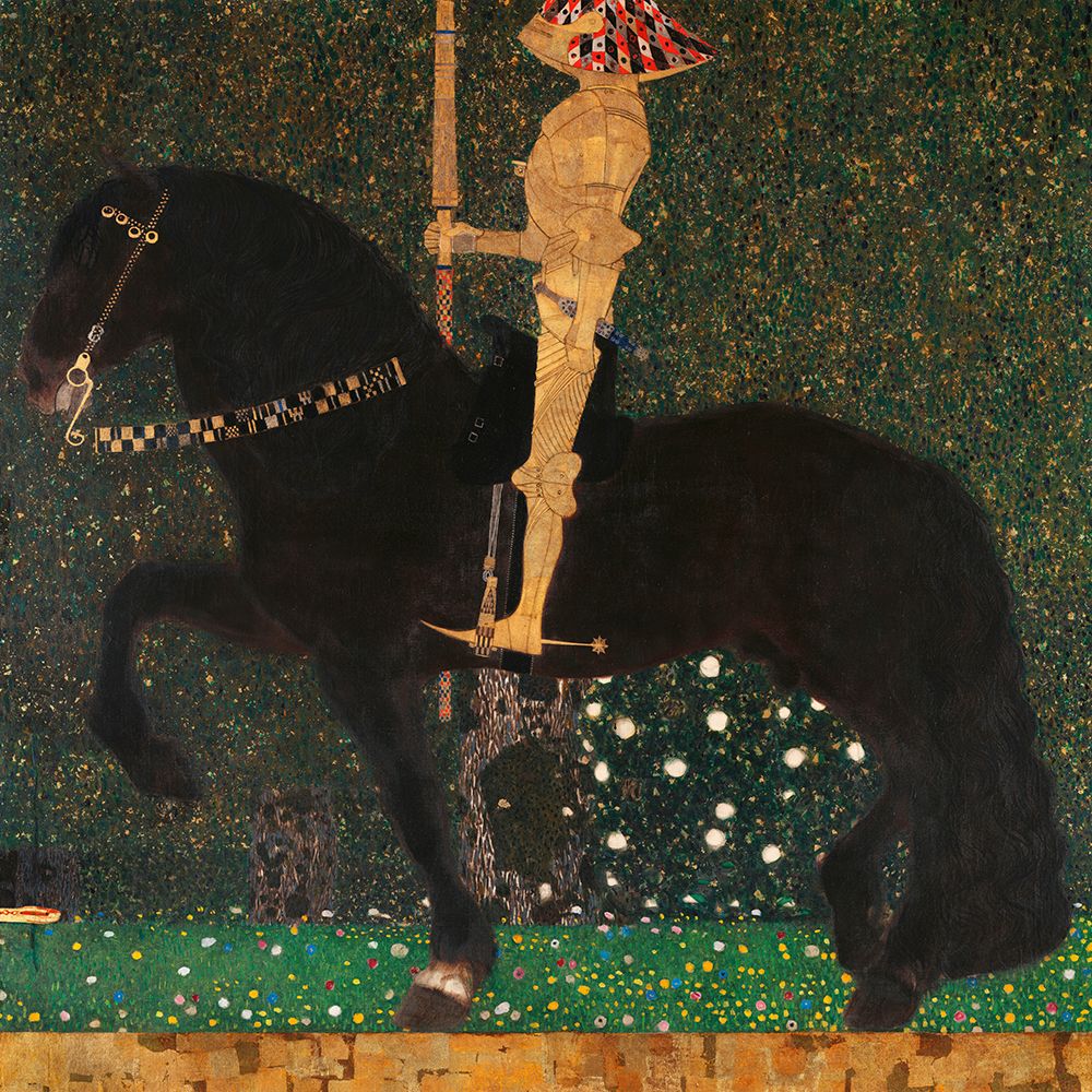 Life is a Struggle (Golden Rider), 1903 art print by Gustav Klimt for $57.95 CAD