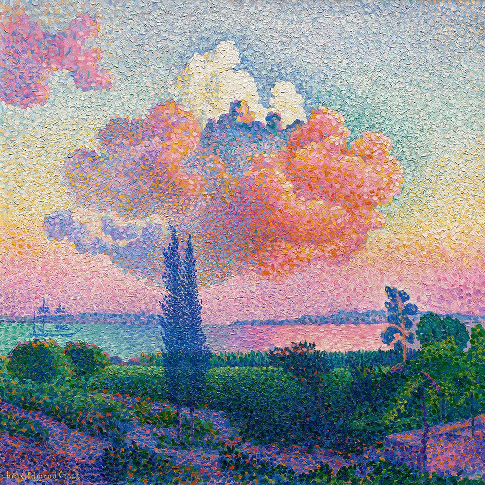 The Pink Cloud art print by Henri-Edmond Cross for $57.95 CAD