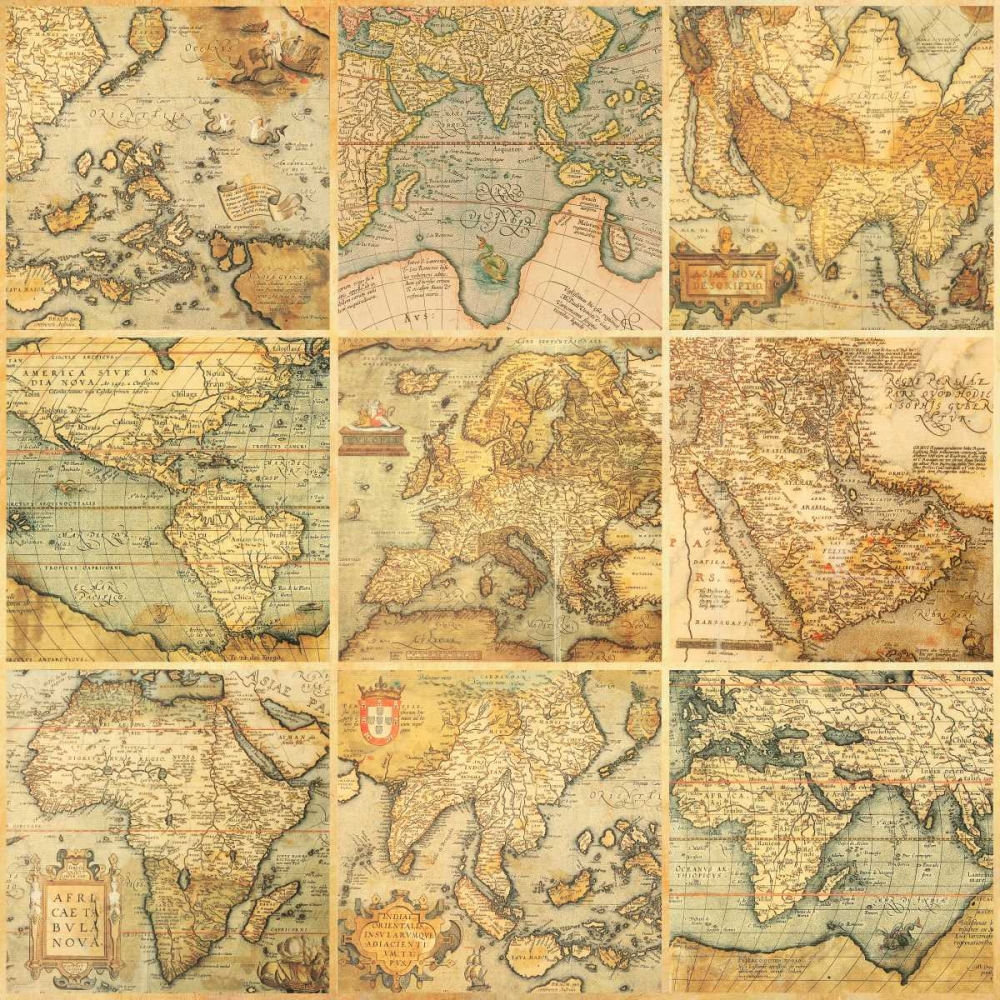 Around the World I art print by Joannoo for $57.95 CAD
