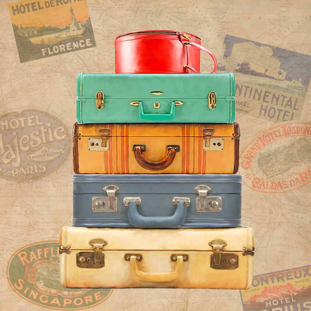 Bagage à man II art print by Joannoo for $57.95 CAD