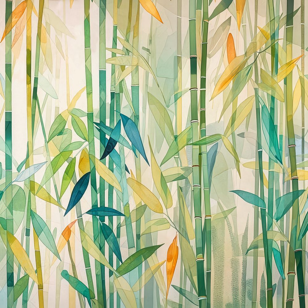 Bamboo Panel II (detail) art print by Joannoo for $57.95 CAD