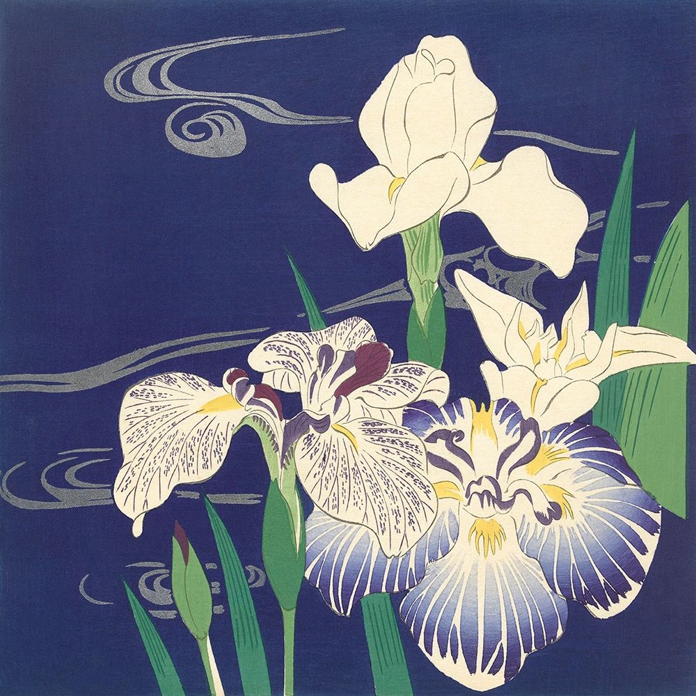Irises on the Water art print by Tsukioka Kogyo for $57.95 CAD