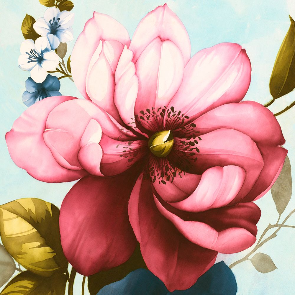Purple Azaleas (detail) art print by Rei Keiko for $57.95 CAD