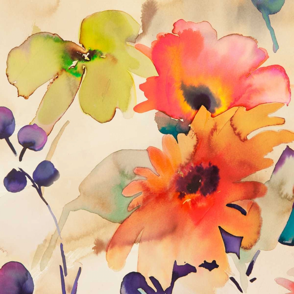 Floral Fireworks I art print by Kelly Parr for $57.95 CAD
