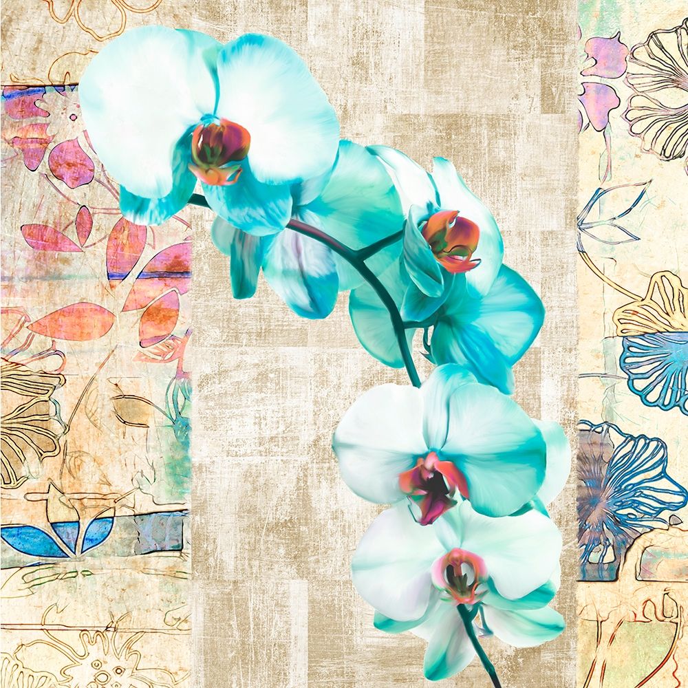 Kaleidoscope Orchid II (detail) art print by Kelly Parr for $57.95 CAD