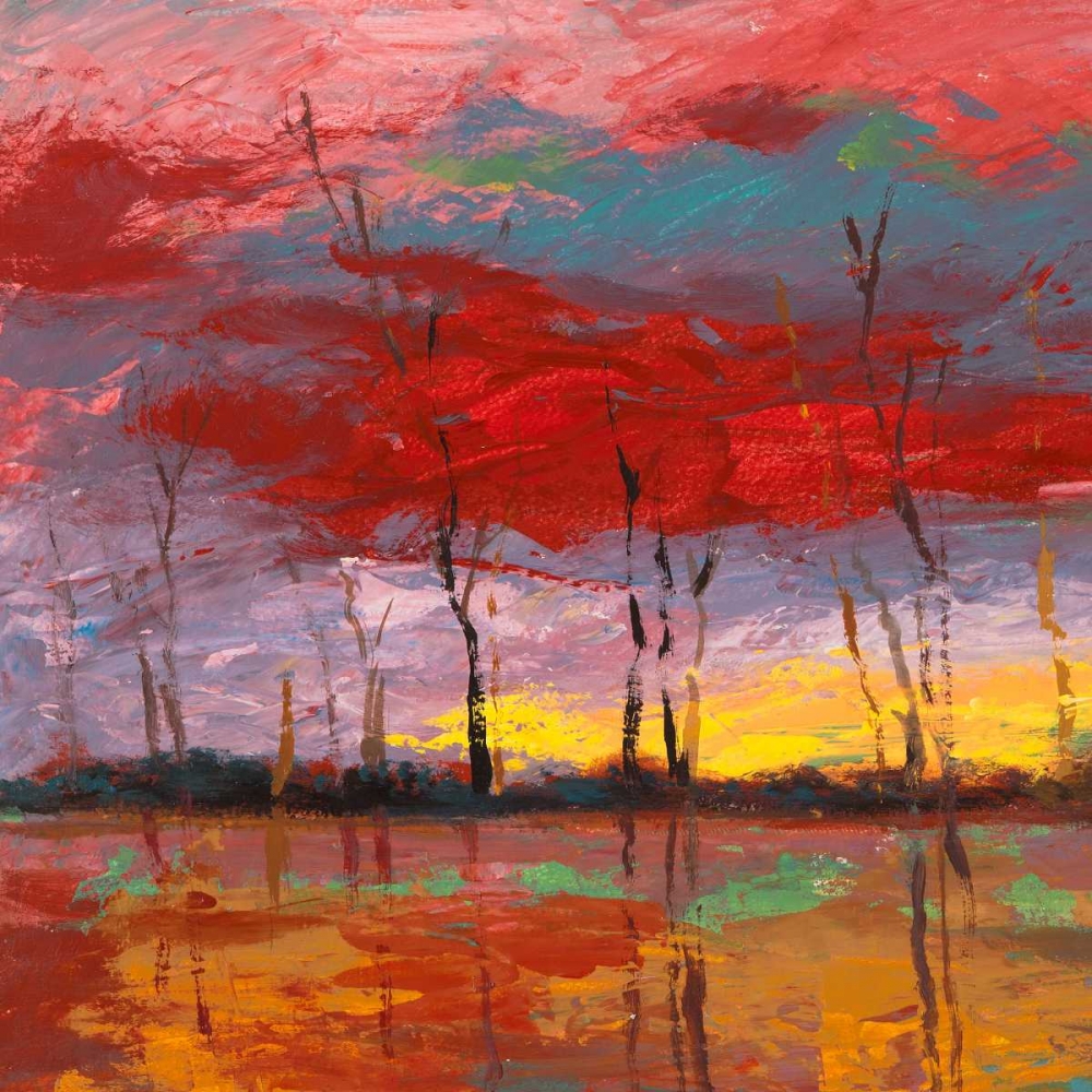 Tramonto sul bosco I art print by Lucas for $57.95 CAD