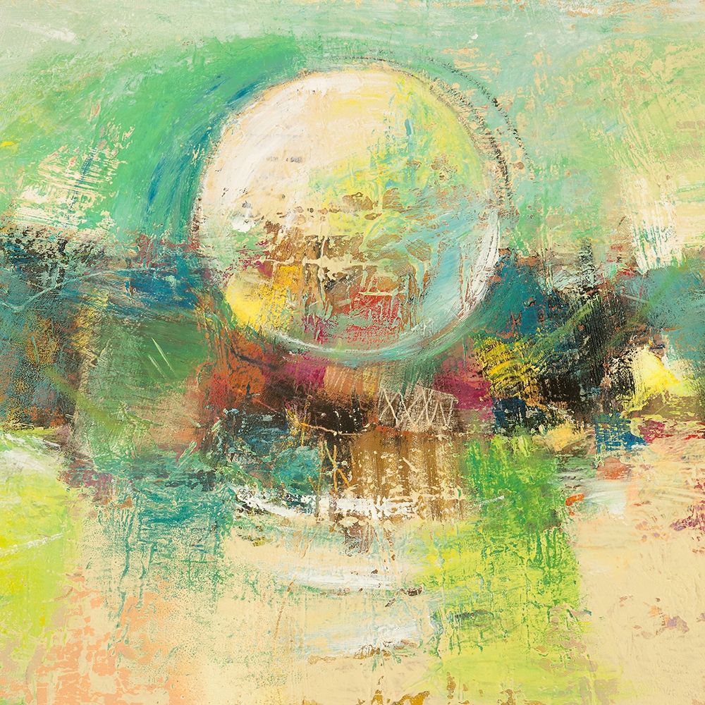 Luna smeraldo (detail) art print by Lucas for $57.95 CAD