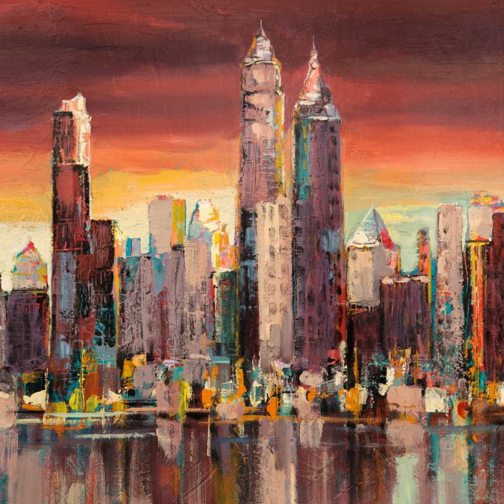 Sera su New York- detail art print by Luigi Florio for $57.95 CAD
