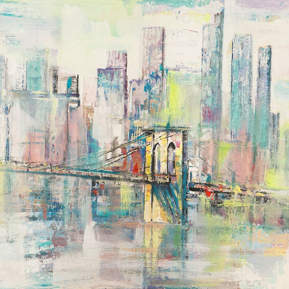 Mattino a Manhattan (detail) art print by Luigi Florio for $57.95 CAD