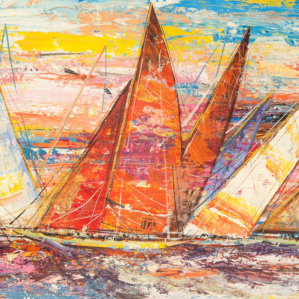 Regata Pop (detail) art print by Luigi Florio for $57.95 CAD