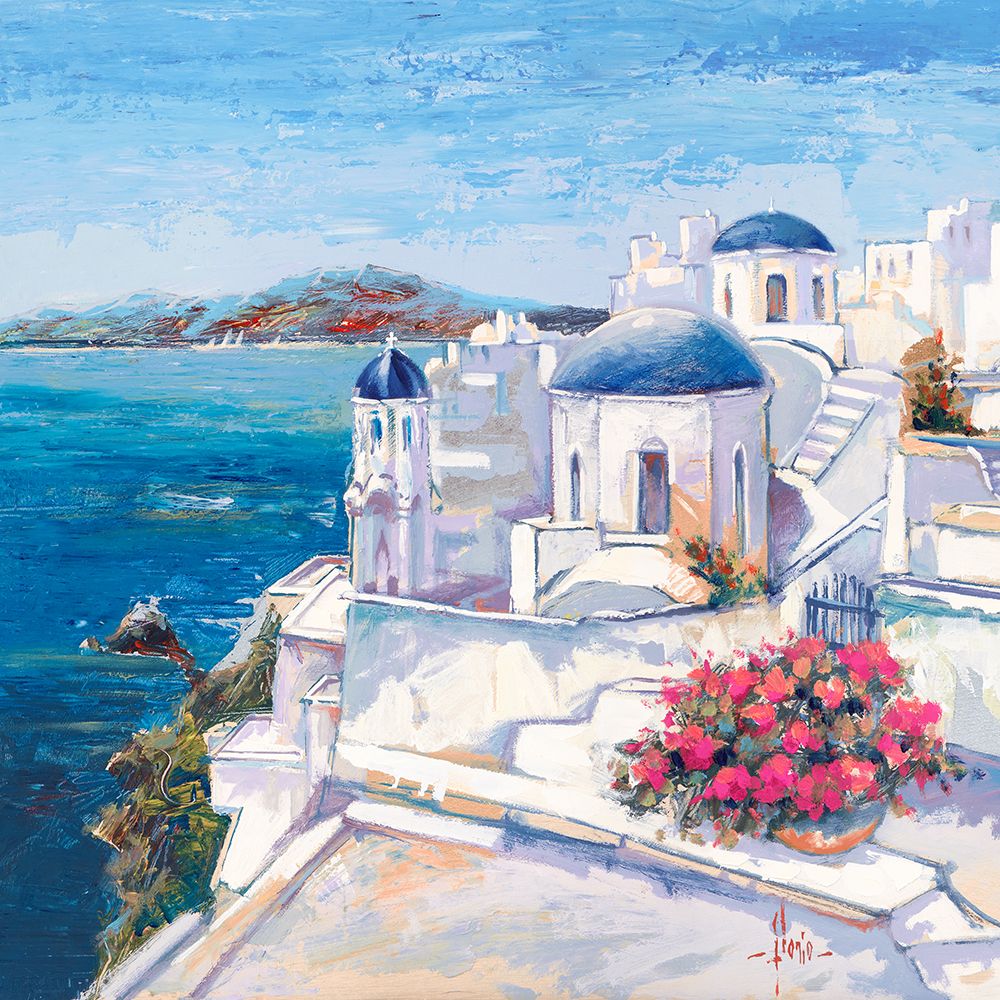 Mykonos (detail) art print by Luigi Florio for $57.95 CAD