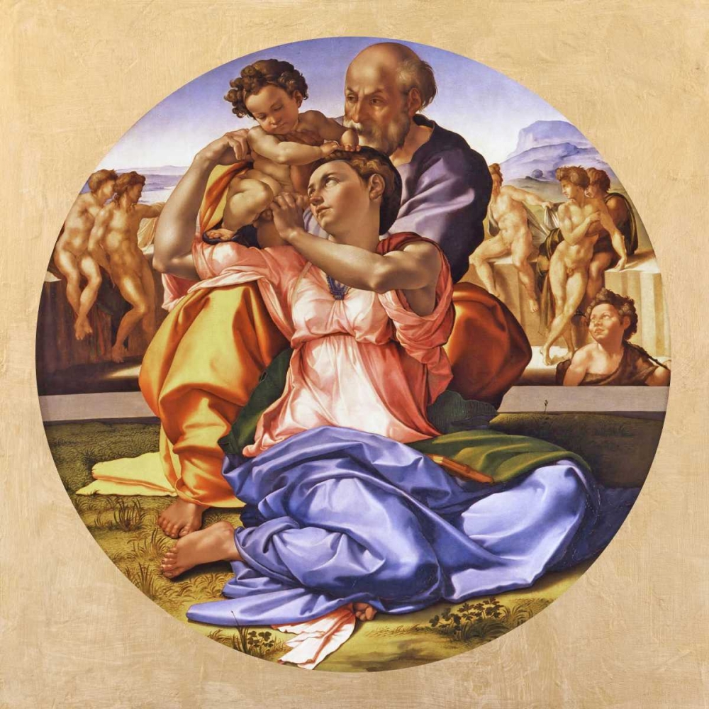 Tondo Doni art print by Michelangelo Buonarroti for $57.95 CAD