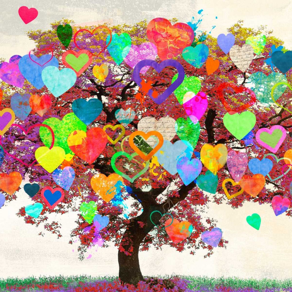 Tree of Love (detail) art print by Malia Rodrigues for $57.95 CAD