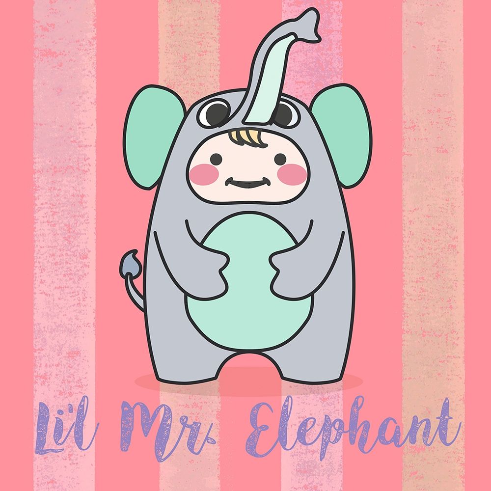 Lil Elephant art print by Malia Rodrigues for $57.95 CAD
