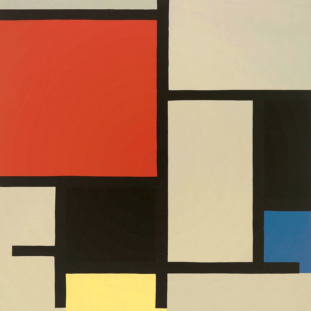 Composition, 1921 art print by Piet Mondrian for $57.95 CAD