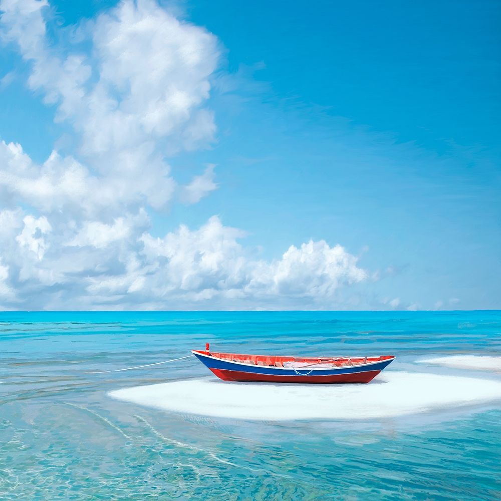 Barca sulla riva (detail) art print by Dario Marzi for $57.95 CAD