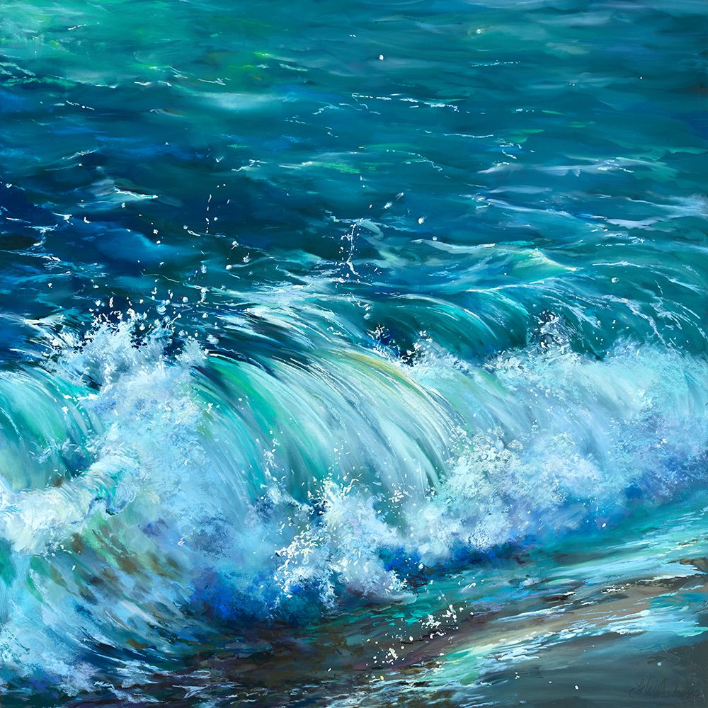 Sitting by the sea art print by Nel Whatmore for $57.95 CAD