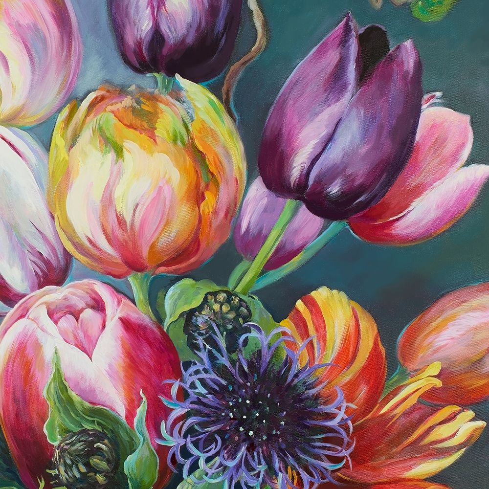 Tulip Chorus (detail) art print by Nel Whatmore for $57.95 CAD