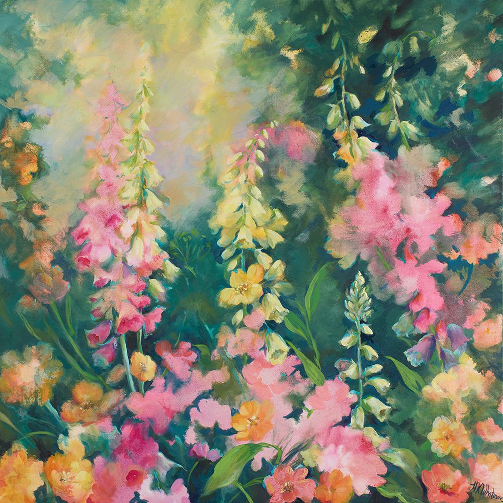 Foxgloves and water avens art print by Nel Whatmore for $57.95 CAD