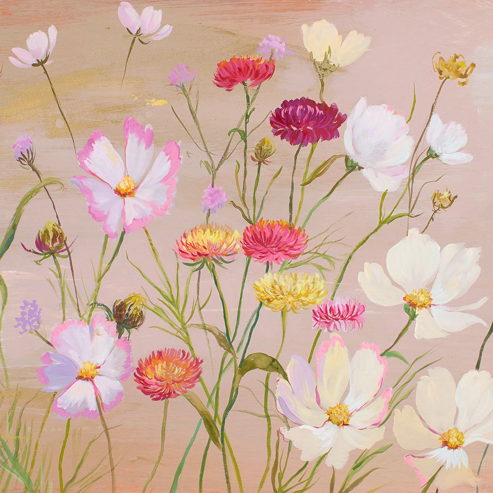 Wild Flowers (detail) art print by Nel Whatmore for $57.95 CAD