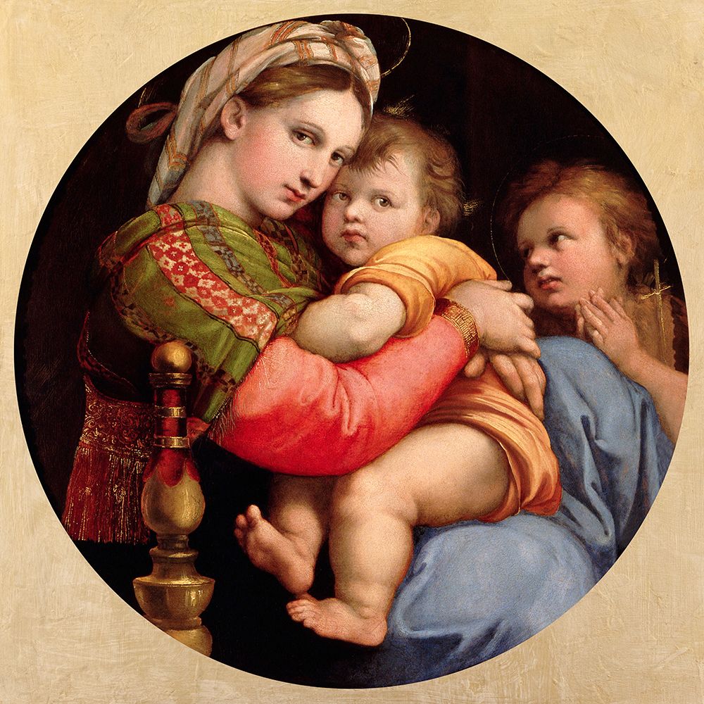 Madonna della seggiola art print by Raffaello for $57.95 CAD